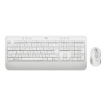 Logitech 920-011022 teclado y ratón para oficina, conexión Bluetooth, distribución QWERTZ alemán, color blanco