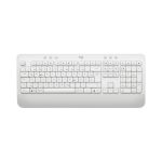 Logitech 920-011022 teclado y ratón para oficina, conexión Bluetooth, distribución QWERTZ alemán, color blanco