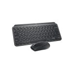 Teclado Logitech con ratón incluido, modelo 920-011061, RF Wireless + Bluetooth, QWERTY Internacional de EE.UU., color grafito