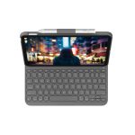 Logitech Slim Folio para tablets, con teclado integrado. SKU: 920-011428