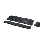 Logitech Master 920-011607 teclado para oficina con ratón incluido, conectividad Bluetooth, disposición AZERTY francés, color grafito