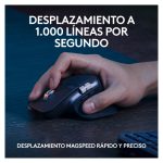 Imagen del teclado inalámbrico Logitech 920-011610 con ratón incluido, diseño QWERTY en español, ideal para oficina, con conexión Bluetooth y color grafito.