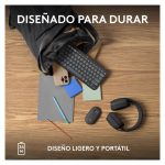 Teclado Logitech Pebble Keys 2 K380s en color gris claro, conexión Bluetooth, diseño compacto y teclas silenciosas. SKU: 920-011827