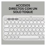 Teclado Logitech Pebble Keys 2 K380s con conectividad Bluetooth, compacto y portátil, SKU 920-011828