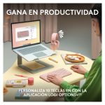 Teclado Logitech Pebble Keys 2 K380s con conectividad Bluetooth, compacto y portátil, SKU 920-011828