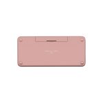 Vista del teclado Logitech Pebble Keys 2 K380s, compacto y portátil, SKU 920-011829