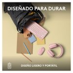 Vista del teclado Logitech Pebble Keys 2 K380s, compacto y portátil, SKU 920-011829