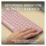 Vista del teclado Logitech Pebble Keys 2 K380s, compacto y portátil, SKU 920-011829