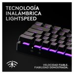 Teclado mecánico Logitech G PRO X con interruptores personalizables, modelo 920-011911, ideal para gamers.