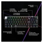 Teclado mecánico Logitech G PRO X con interruptores personalizables, modelo 920-011911, ideal para gamers.