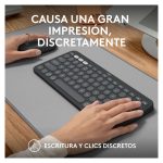 Logitech 920-012227 teclado RF Wireless + Bluetooth QWERTY Español Grafito con ratón incluido
