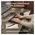 Logitech Wave Keys para negocios, teclado ergonómico inalámbrico con reposamanos acolchado, tecnología Logi Bolt y Bluetooth, compatible con Windows, Mac, Chrome y Linux. SKU: 920-012331