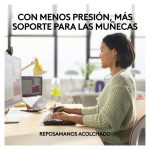 Logitech Wave Keys para negocios, teclado ergonómico inalámbrico con reposamanos acolchado, tecnología Logi Bolt y Bluetooth, compatible con Windows, Mac, Chrome y Linux. SKU: 920-012331