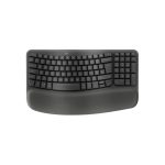 Teclado Logitech 920-012334 para oficina, conexión RF Wireless y Bluetooth, QWERTY Internacional de EE.UU. en color grafito.