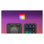 Imagen del Logitech MX Creative Console, un keypad programable con 9 teclas LCD personalizables y dial de control, SKU 920-012931. Ideal para diseño gráfico, edición de vídeo y fotografía.