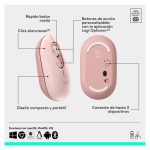 Logitech POP ICON COMBO - Combinación de teclado y ratón Bluetooth rosado con teclas y botones programables, Easy-Switch hasta 3 dispositivos, SKU 920-013120