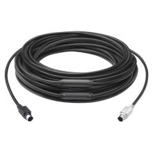 Imagen del Logitech cable PS/2 de 15 metros con conector 6 pines Mini-DIN en color negro, SKU 939-001490