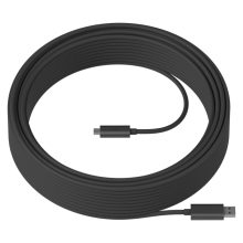 Logitech cable USB 939-001799 de tipo A a tipo C, USB 3.2 Gen 2 (3.1 Gen 2), longitud de 10 metros, color grafito