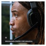 Auriculares ASTRO Gaming A10 Headset con micrófono de alta sensibilidad, color negro y verde, SKU 939-002047. Ideales para juegos.