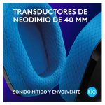 Auriculares inalámbricos Logitech G535 LIGHTSPEED con micrófono volteable, batería de 33 horas, compatibles con PS5, PS4 y PC. SKU: 939-002219.