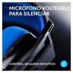 Auriculares inalámbricos Logitech G535 LIGHTSPEED con micrófono volteable, batería de 33 horas, compatibles con PS5, PS4 y PC. SKU: 939-002219.