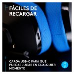 Auriculares inalámbricos Logitech G535 LIGHTSPEED con micrófono volteable, batería de 33 horas, compatibles con PS5, PS4 y PC. SKU: 939-002219.