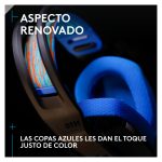 Auriculares inalámbricos Logitech G535 LIGHTSPEED con micrófono volteable, batería de 33 horas, compatibles con PS5, PS4 y PC. SKU: 939-002219.