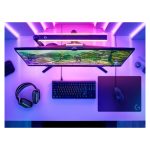 Imagen de la alfombrilla de ratón Logitech G G240, SKU 943-000785, diseñada para gaming con alta precisión y control.