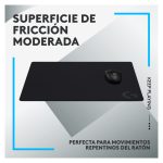 Alfombrilla para ratón gamer Logitech G G640, superficie de baja fricción, ideal para precisión, SKU 943-000799