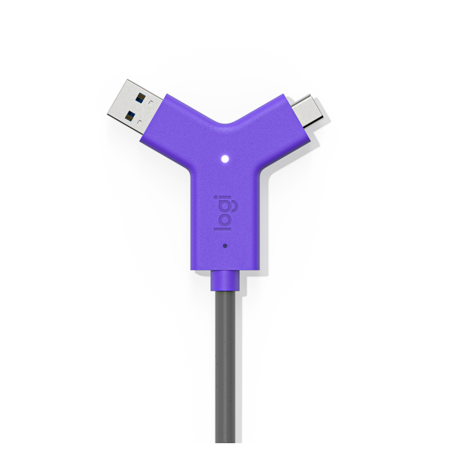 Logitech Swytch sistema de videoconferencia con un solo cable Logitech Swytch, sistema de videoconferencia, un solo cable, conexión sencilla, compatible con plataformas, SKU: 952-000032