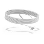 Imagen del accesorio para videoconferencia Logitech 952-000047 en color blanco, diseñado para mejorar la calidad de comunicación en reuniones virtuales