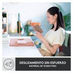 Logitech Desk Mat, tapete para escritorio con base antideslizante, color gris, SKU 956-000053