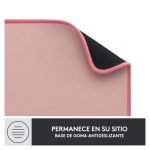 Logitech Desk Mat, tapete para escritorio con base antideslizante, color gris, SKU 956-000053