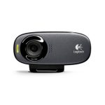 Logitech HD Webcam C310 con una resolución de 5 megapíxeles y capacidad de video HD 1280 x 720 Pixeles, modelo 960-000586, en color negro. Conexión USB.