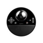 Cámara de videoconferencia Logitech 960-000867 en color negro, resolución 1920 x 1080 píxeles, 30 fotogramas por segundo