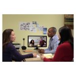 Cámara de videoconferencia Logitech 960-000867 en color negro, resolución 1920 x 1080 píxeles, 30 fotogramas por segundo