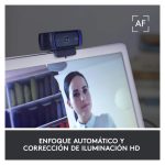 Logitech 960-001055 cámara web de 3 megapíxeles, resolución 1920 x 1080 píxeles, interfaz USB 2.0, color negro