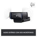 Logitech 960-001055 cámara web de 3 megapíxeles, resolución 1920 x 1080 píxeles, interfaz USB 2.0, color negro