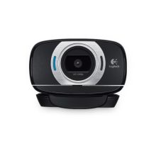 Logitech C615, cámara web HD portátil con resolución de 1920 x 1080 píxeles, 8 MP, USB 2.0, color negro. SKU: 960-001056