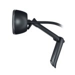 Imagen de la cámara web Logitech 960-001063, con resolución de 1280 x 720 pixeles, 3 MP, conectividad USB 2.0 y color negro. SKU 960-001063.
