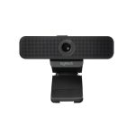 Logitech C925e webcam con calidad de video HD 1080p, micrófono integrado y tecnología de corrección de luz. SKU: 960-001076