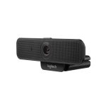 Logitech C925e webcam con calidad de video HD 1080p, micrófono integrado y tecnología de corrección de luz. SKU: 960-001076