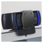 Logitech 960-001252 cámara web HD 1080p con resolución de 1920 x 1080 pixeles y conexión USB en color negro