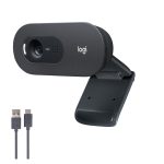 Logitech 960-001364 cámara web con resolución de 1280 x 720 pixeles, conexión USB en color negro