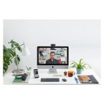 Logitech 960-001372 cámara web con resolución de 1280 x 720 píxeles, conectada por USB, color negro