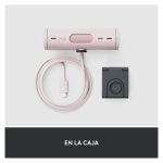 Webcam Logitech Brio 500 con resolución 4K ultra HD, ideal para videoconferencias y transmisiones en vivo, SKU 960-001421