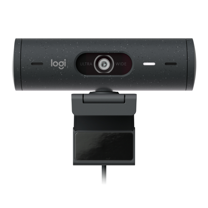 Logitech Brio 500 Webcam con Resolución 4K Ultra HD Logitech Brio 500 4K Ultra HD webcam con micrófono integrado, SKU 960-001422