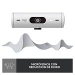 Logitech Brio 500, webcam de alta definición con resolución 4K, SKU 960-001428