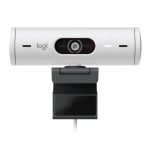 Logitech Brio 500, webcam de alta definición con resolución 4K, SKU 960-001428