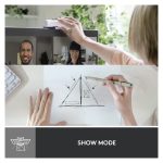 Logitech Brio 500, webcam de alta definición con resolución 4K, SKU 960-001428